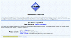 Desktop Screenshot of cryptlib.sogot.de